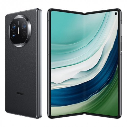 HUAWEI Mate X5, édition collector 16 Go + 512 Go, 7,85 pouces + 6,4 pouces HarmonyOS 4.0.0 Kirin 9000S 7nm Octa-Core 2,16 GHz, OTG, NFC, ne prend pas en charge Google Play (noir) SH104D1976-018