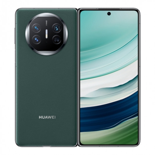 HUAWEI Mate X5, édition collector 16 Go + 1 To, 7,85 pouces + 6,4 pouces HarmonyOS 4.0.0 Kirin 9000S 7 nm Octa-Core 2,16 GHz, OTG, NFC, ne prend pas en charge Google Play (vert foncé) SH105B919-018