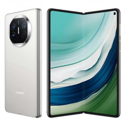 HUAWEI Mate X5, édition collector 16 Go + 1 To, 7,85 pouces + 6,4 pouces HarmonyOS 4.0.0 Kirin 9000S 7 nm Octa-Core 2,16 GHz, OTG, NFC, ne prend pas en charge Google Play (blanc) SH105C691-018