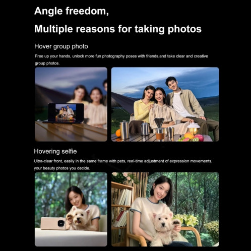 HUAWEI Mate X5, 12 Go + 512 Go, 7,85 pouces + 6,4 pouces HarmonyOS 4.0.0 Kirin 9000S 7nm Octa-Core 2,16 GHz, OTG, NFC, ne prend pas en charge Google Play (Or) SH102E385-018