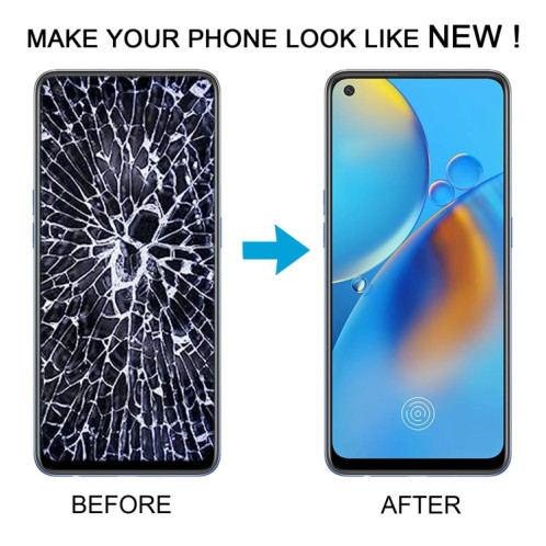 Pour écran LCD AMOLED d'origine OPPO F19 4G avec assemblage complet de numériseur SH58081970-07