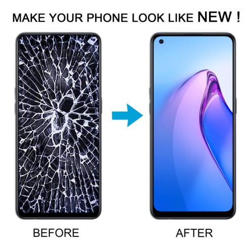 Pour OPPO Reno8 Z 5G écran LCD AMOLED d'origine avec numériseur assemblage complet SH5810485-07