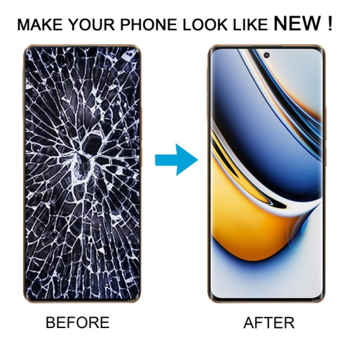 Pour Realme 11 Pro+ RMX3740 RMX3741 Écran LCD AMOLED d'origine avec numériseur assemblage complet SH5916418-07