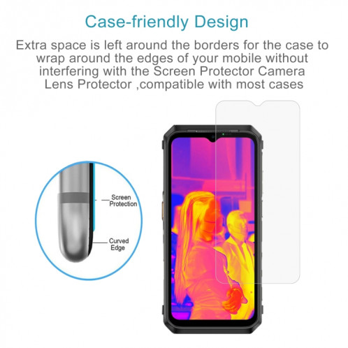 Pour Ulefone Power Armor 18T Ultra, 10 pièces, Film en verre trempé 0.26mm 9H 2.5D SH1804437-06