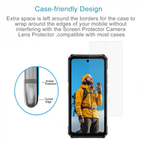 Pour Ulefone Armor 26 Ultra, 10 pièces, Film en verre trempé 0.26mm 9H 2.5D SH180891-06