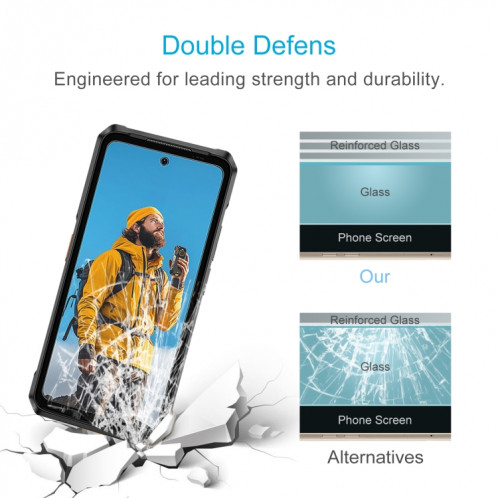 Pour Ulefone Armor 26 Ultra, 10 pièces, Film en verre trempé 0.26mm 9H 2.5D SH180891-06