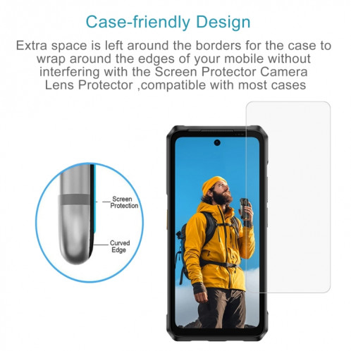 Film en verre trempé 0.26mm 9H 2.5D pour talkie-walkie Ulefone Armor 26 Ultra, 10 pièces SH18101813-06