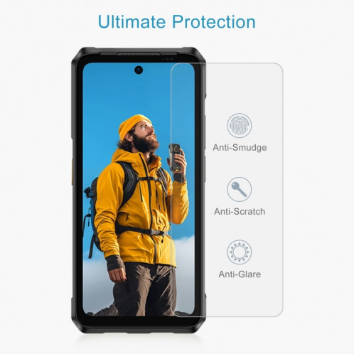 Film en verre trempé 0.26mm 9H 2.5D pour talkie-walkie Ulefone Armor 26 Ultra, 10 pièces SH18101813-06