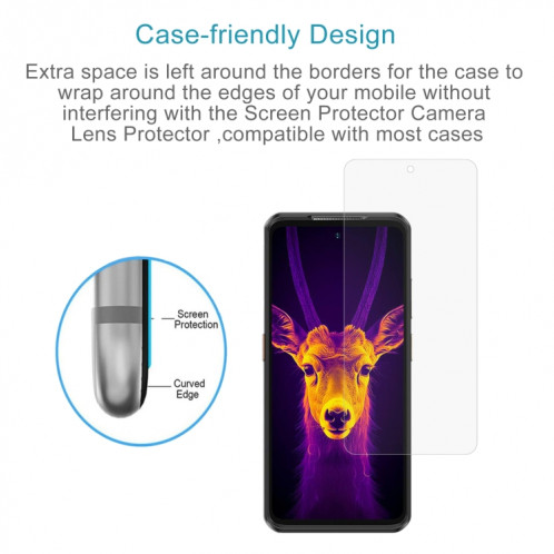 Pour Ulefone Armor 25T Pro, 10 pièces, Film en verre trempé 0.26mm 9H 2.5D SH181118-06