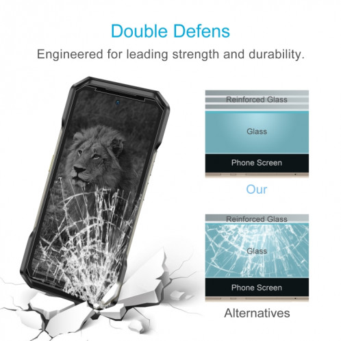 Pour Ulefone Armor 27T Pro 10 pièces 0,26 mm 9H 2,5D Film en verre trempé SH181561-06