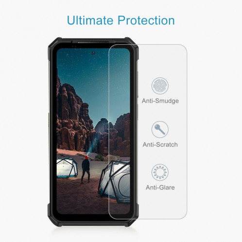 Pour Ulefone Armor 24, 50 pièces, Film en verre trempé 0.26mm 9H 2.5D SH19021496-06
