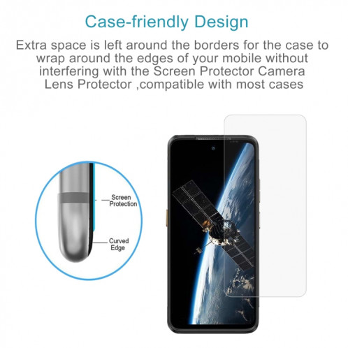 Pour Ulefone Armor 23 Ultra, 50 pièces, Film en verre trempé 0.26mm 9H 2.5D SH19051568-05