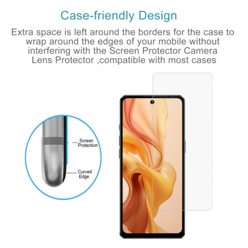 Pour Ulefone Note 18 Ultra 5G, 50 pièces, Film en verre trempé 0.26mm 9H 2.5D SH19071312-06