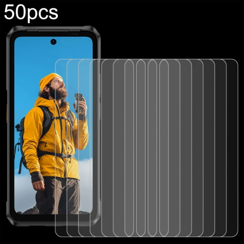 Film en verre trempé 0.26mm 9H 2.5D pour talkie-walkie Ulefone Armor 26 Ultra, 50 pièces SH19101303-06