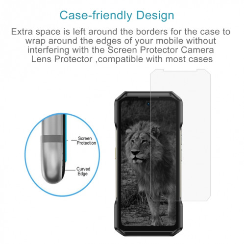Pour Ulefone Armor 27 Pro 50 pièces 0,26 mm 9H 2,5D Film en verre trempé SH1914412-06