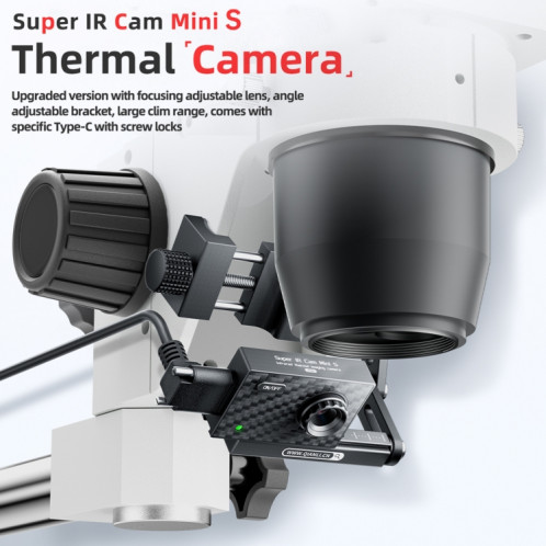 Mega-Idea Super IR Cam Mini S Microscope caméra d'imagerie thermique infrarouge pour carte mère détectée SQ6743148-011