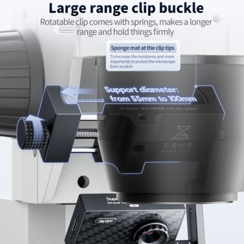 Mega-Idea Super IR Cam Mini S Microscope caméra d'imagerie thermique infrarouge pour carte mère détectée SQ6743148-011