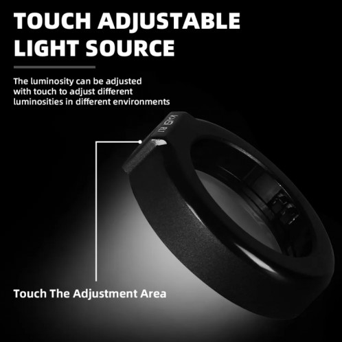 Kaisi RL1 28 perles de lampe Interface USB luminosité réglable Microscope LED anneau lumineux SK67541477-08