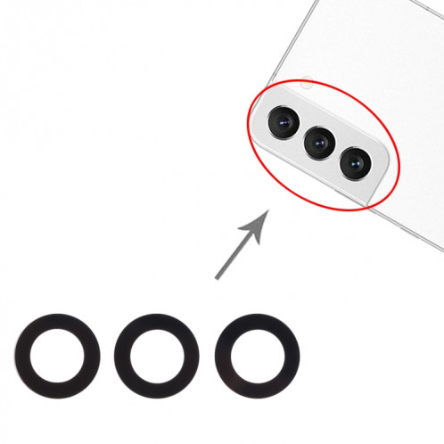 Objectif de caméra arrière pour Samsung Galaxy S22 5G SM-S901B, 10 pièces SH24111865-04