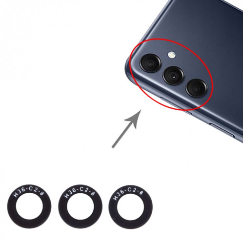 Objectif de caméra arrière pour Samsung Galaxy M14 SM-M146B, 10 pièces SH24161935-04