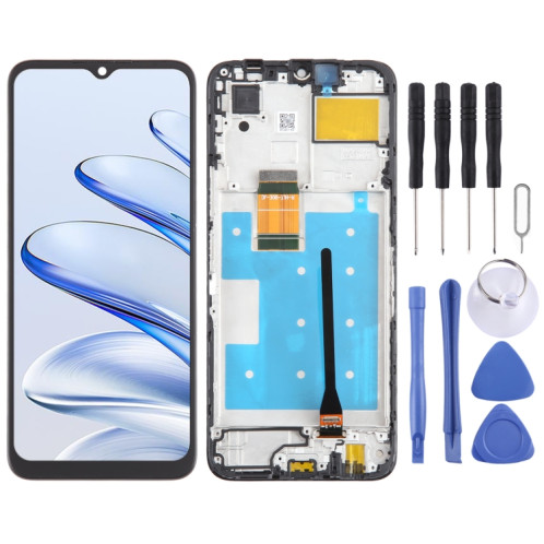 Pour Honor 70 Lite écran LCD d'origine numériseur assemblage complet avec cadre SH65011953-07