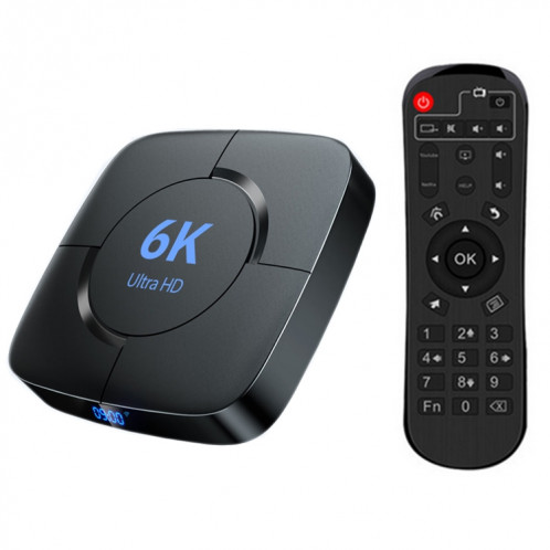 Boîtier Smart TV 6K Ultra HD Android 12.0 avec télécommande, 4 Go + 32 Go, Allwinner H616 1,5 GHz Quad-Core () SH602A1576-011