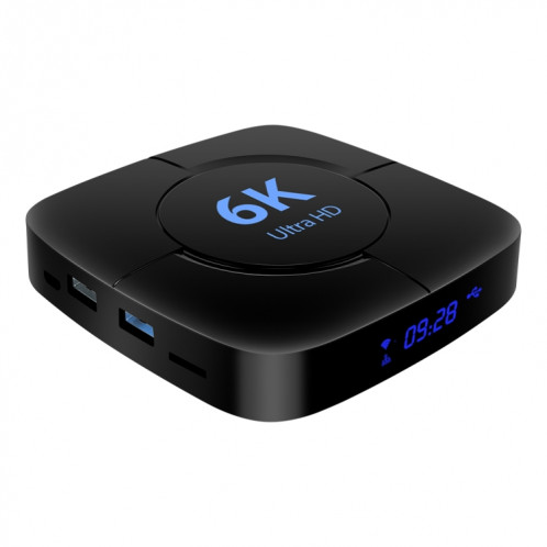 Boîtier Smart TV 6K Ultra HD Android 12.0 avec télécommande, 2 Go + 16 Go, Allwinner H616 1,5 GHz Quad-Core (prise UE) SH601A271-011