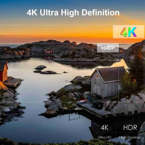 Boîtier Smart TV T98 Pro 4K Ultra HD Android 12.0 avec télécommande, 4 Go + 32 Go, Allwinner H618 Quad-Core (prise UE) SH202A297-011