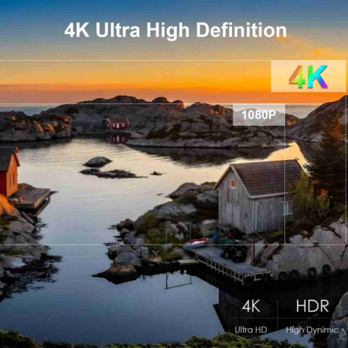 Boîtier Smart TV T98 Pro 4K Ultra HD Android 12.0 avec télécommande, 2 Go + 16 Go, Allwinner H618 Quad-Core () SH201A1691-011