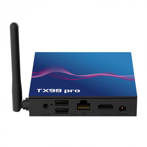 Boîtier Smart TV T98 Pro 4K Ultra HD Android 12.0 avec télécommande, 4 Go + 32 Go, Allwinner H618 Quad-Core () SH202A297-011