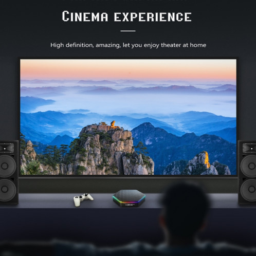 Boîtier Smart TV T95Z Plus 8K WiFi6 Android 12.0 avec télécommande, 4 Go + 128 Go, Allwinner H618 Quad-Core () SH304A494-013