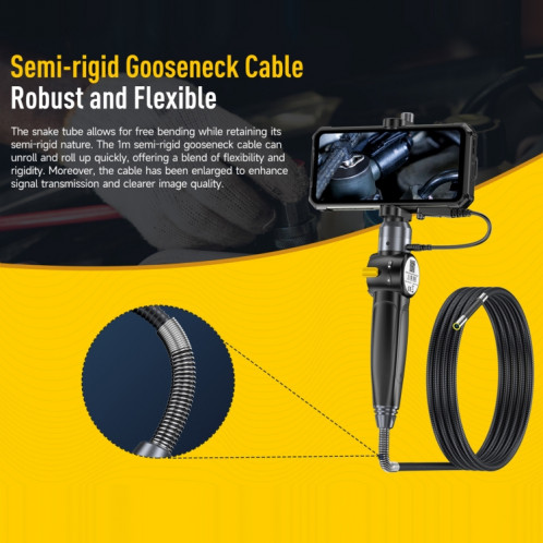 Endoscope rotatif Ulefone uSmart E03 IP67 étanche pour Armor 24/21/19/18T/Armor Pad (noir) SU401A36-011