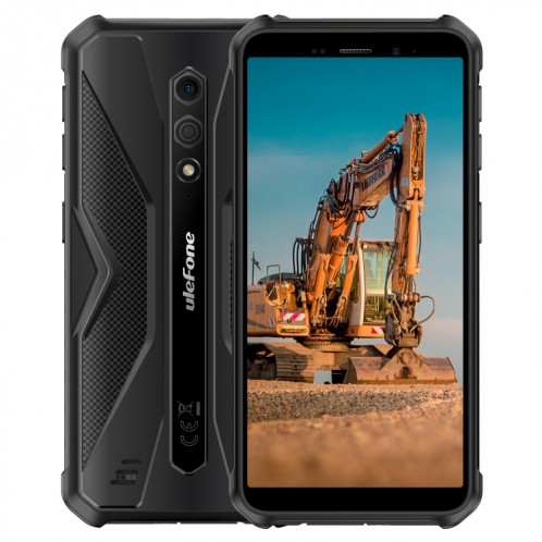  Ulefone Armor X12, 3 Go + 32 Go, téléphone robuste, déverrouillage du visage, 5,45 pouces Android 13 Go MediaTek Helio A22 Quad Core, réseau : 4G, NFC (tout noir) SU201A241-014