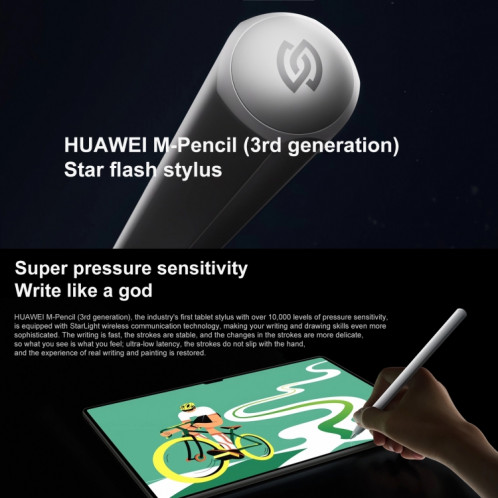 HUAWEI MatePad Pro 13,2 pouces WiFi, 12 Go + 256 Go, HarmonyOS 4 Hisilicon Kirin 9000S 12 cœurs, ne prend pas en charge Google Play (noir) SH101A1807-019