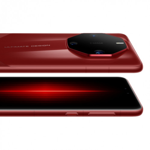 HUAWEI Mate 60 RS ULTIMATE DESIGN, 16 Go + 1 To, identification par empreinte digitale sur écran, 6,82 pouces HarmonyOS 4.0 Kirin 9000S Octa Core jusqu'à 2,62 GHz, NFC, OTG, ne prend pas en charge Google Play (rouge) SH202A1281-09