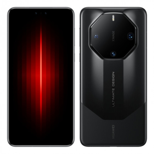 HUAWEI Mate 60 RS ULTIMATE DESIGN, 16 Go + 1 To, identification par empreinte digitale sur écran, 6,82 pouces HarmonyOS 4.0 Kirin 9000S Octa Core jusqu'à 2,62 GHz, NFC, OTG, ne prend pas en charge Google Play (noir) SH202B0-09