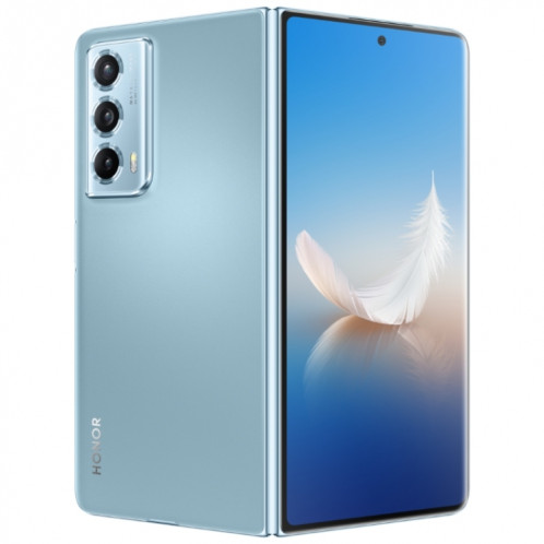Honor Magic Vs2, 12 Go + 256 Go, empreinte digitale latérale, 7,92 pouces + 6,43 pouces MagicOS 7.2 Snapdragon 8+ Gen1 Octa-Core 3,0 GHz, OTG, NFC, ne prend pas en charge Google Play (bleu) SH201A1378-015