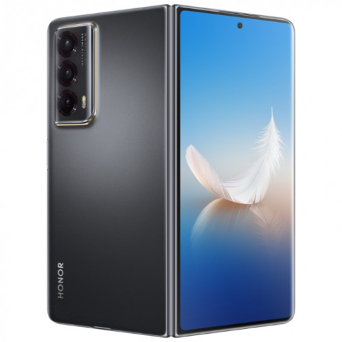 Honor Magic Vs2, 16 Go + 512 Go, empreinte digitale latérale, 7,92 pouces + 6,43 pouces MagicOS 7.2 Snapdragon 8+ Gen1 Octa-Core 3,0 GHz, OTG, NFC, ne prend pas en charge Google Play (noir) SH202B1562-015
