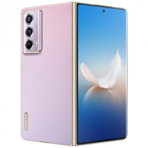 Honor Magic Vs2, 16 Go + 512 Go, empreinte digitale latérale, 7,92 pouces + 6,43 pouces MagicOS 7.2 Snapdragon 8+ Gen1 Octa-Core 3,0 GHz, OTG, NFC, ne prend pas en charge Google Play (violet) SH202C1821-015