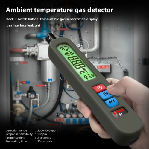 Détecteur de gaz combustible rechargeable portable BSIDE G1 SB7546517-010