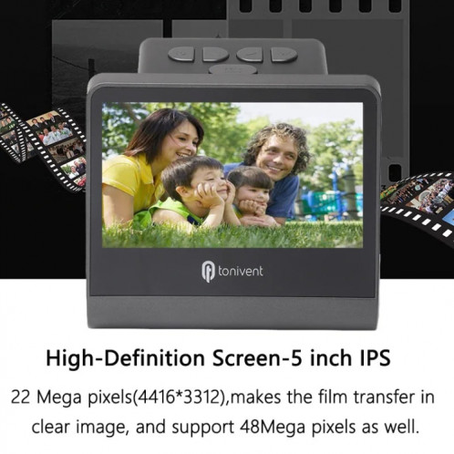 Scanner de film d'écran HD TON171 24-48 mégapixels 5 pouces () SH601A914-011