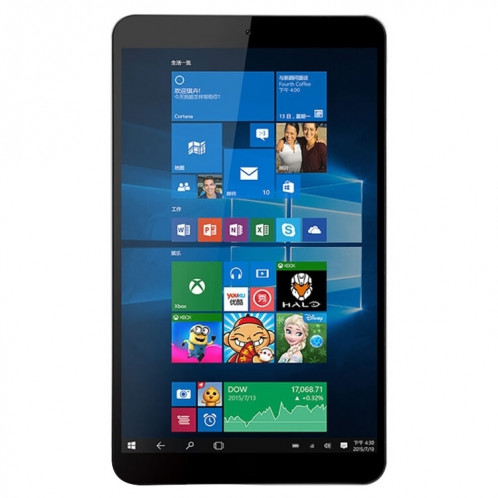 Tablette PC HSD8001 de 8 pouces, 4 Go + 128 Go, Windows 10, Intel Atom Z8350 Quad Core, prise en charge Bluetooth et WiFi (argent) SH301B1611-011