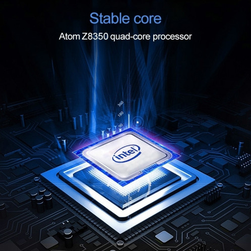 Tablette PC HSD8001 de 8 pouces, 4 Go + 128 Go, Windows 10, Intel Atom Z8350 Quad Core, prise en charge Bluetooth et WiFi (noir) SH301A88-011