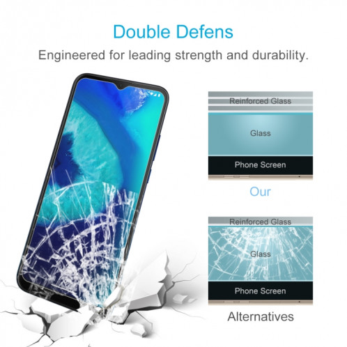 Pour Motorola Moto G8 Power Lite 0.26mm 9H 2.5D Film en verre trempé SD01021341-08
