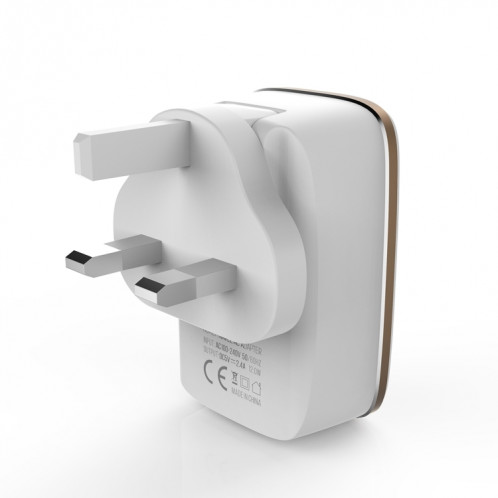LDNIO A2204 2 en 1 12W double interface USB chargeur de voyage chargeur de téléphone portable avec câble de données Micro USB, prise ue SL2602553-07