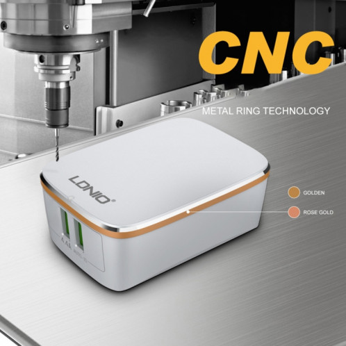 LDNIO A2204 2 en 1 12W double interface USB chargeur de voyage chargeur de téléphone portable avec câble de données Micro USB, prise ue SL2602553-07