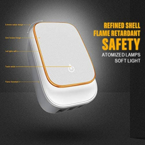 LDNIO A3305 3.4A 3 interfaces USB chargeur de voyage chargeur de téléphone portable, prise en charge de la veilleuse LED tactile, avec câble de données Micro USB, SL30021744-08
