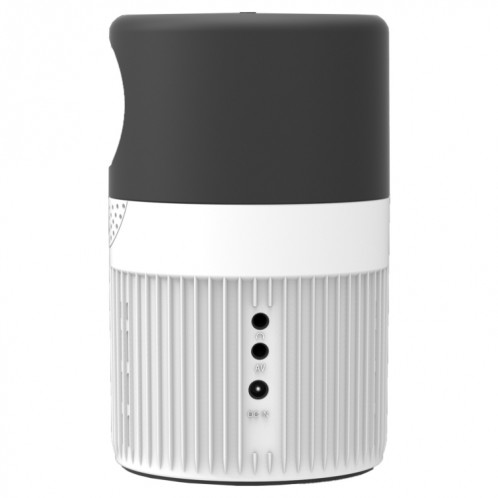 Mini projecteur LED T400 3000 lumens prenant en charge la mise en miroir de l'écran Wifi, type de prise : (noir blanc) SH001B396-09