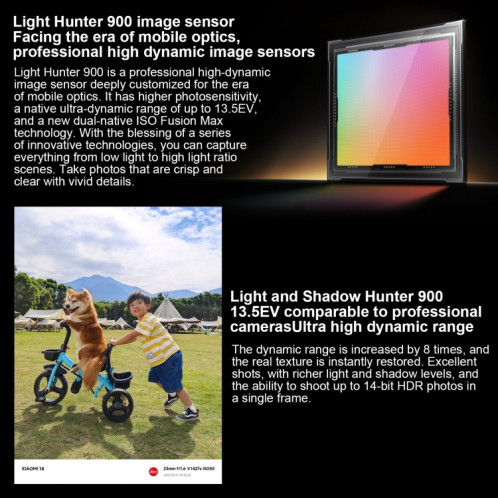 Xiaomi 14, 16 Go + 512 Go, 6,36 pouces Xiaomi HyperOS Snapdragon 8 Gen 3 Octa Core 4 nm jusqu'à 3,3 GHzz, NFC, réseau : 5G (blanc) SX303A1560-014