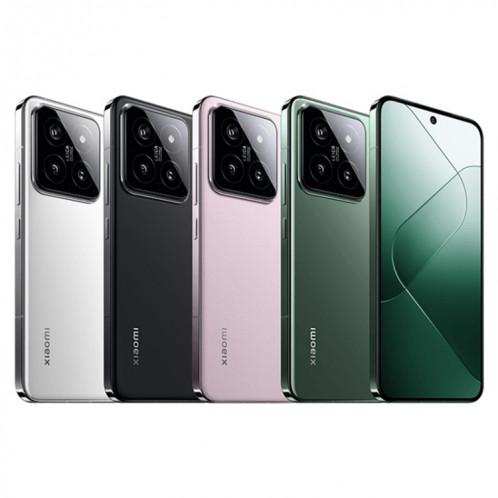 Xiaomi 14, 16 Go + 512 Go, 6,36 pouces Xiaomi HyperOS Snapdragon 8 Gen 3 Octa Core 4 nm jusqu'à 3,3 GHzz, NFC, réseau : 5G (blanc) SX303A1560-014